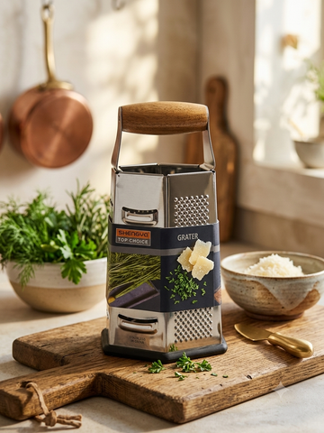 Shengya Executive 6-Sided Stainless Steel Grater