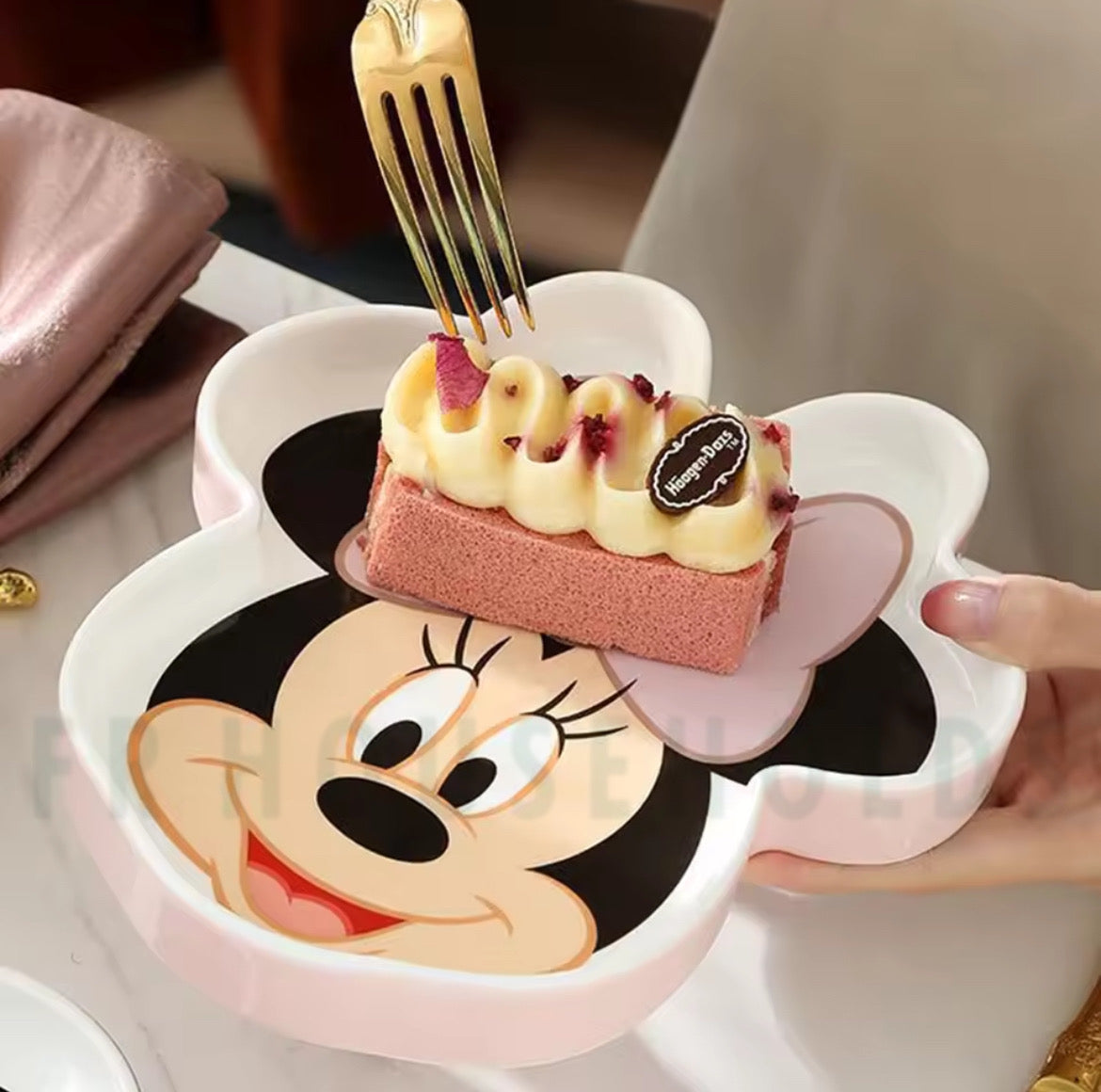 Walt Disney Dinner Plate - Mickey Mouse - 8 Inch - 300ml