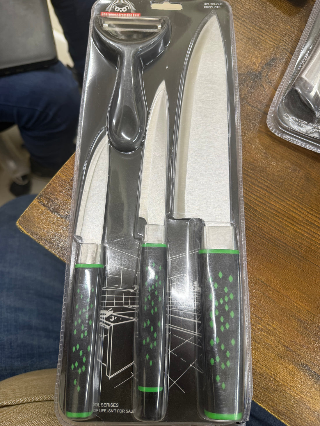 Everyday Kitchen Knife & Peeler Essentials Set (4-Piece)