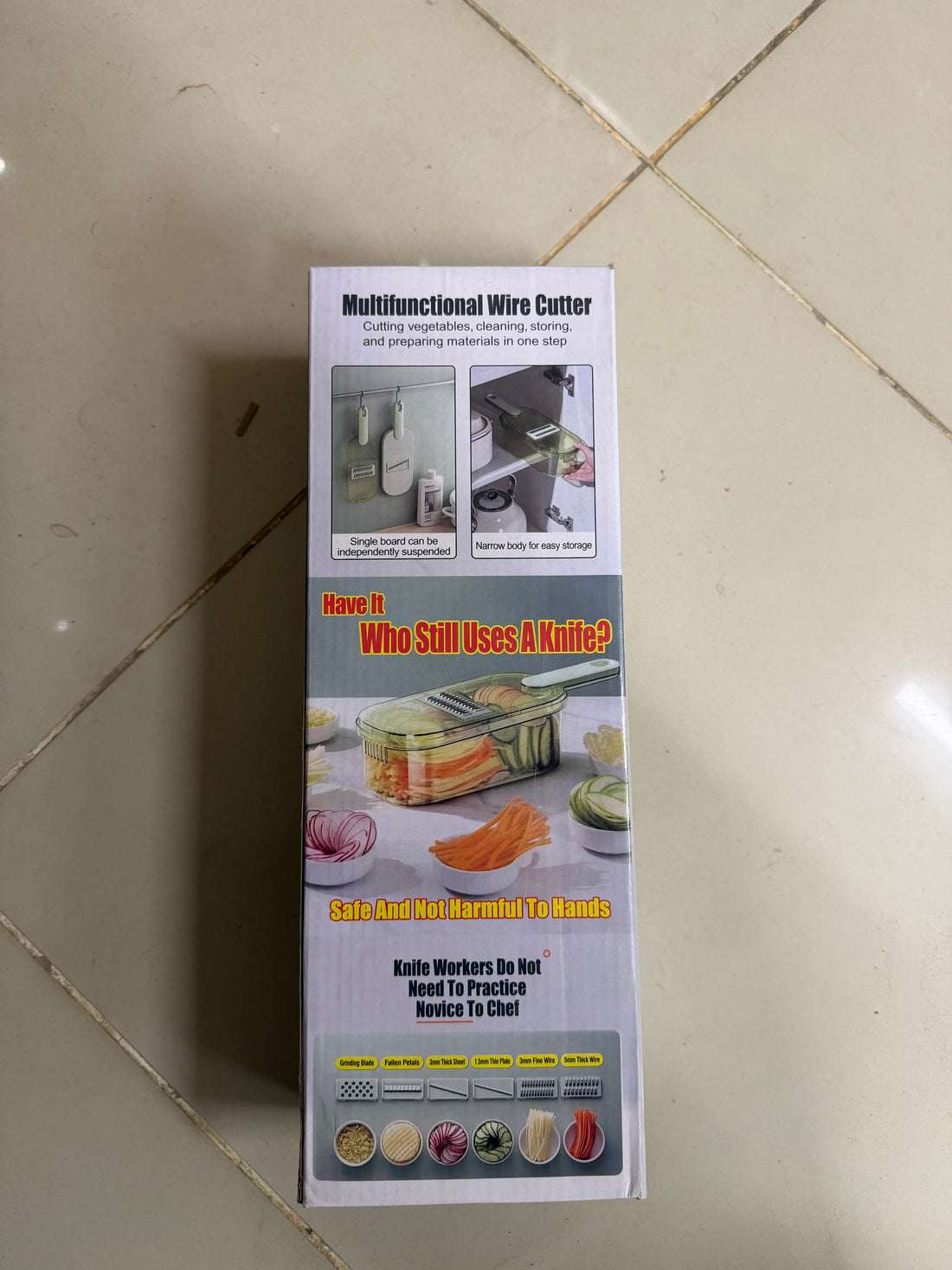 All-in-One Multifunctional Vegetable Slicer & Mandoline Grater Set with Storage Container