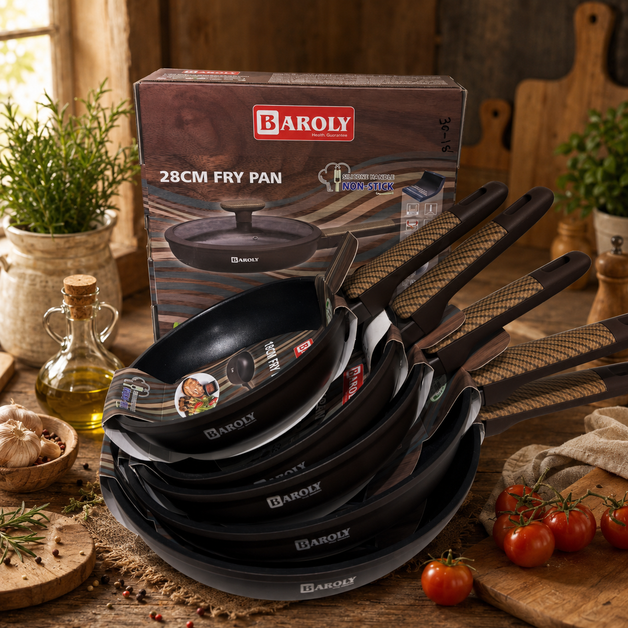 Baroly 28cm Non-Stick Fry Pan