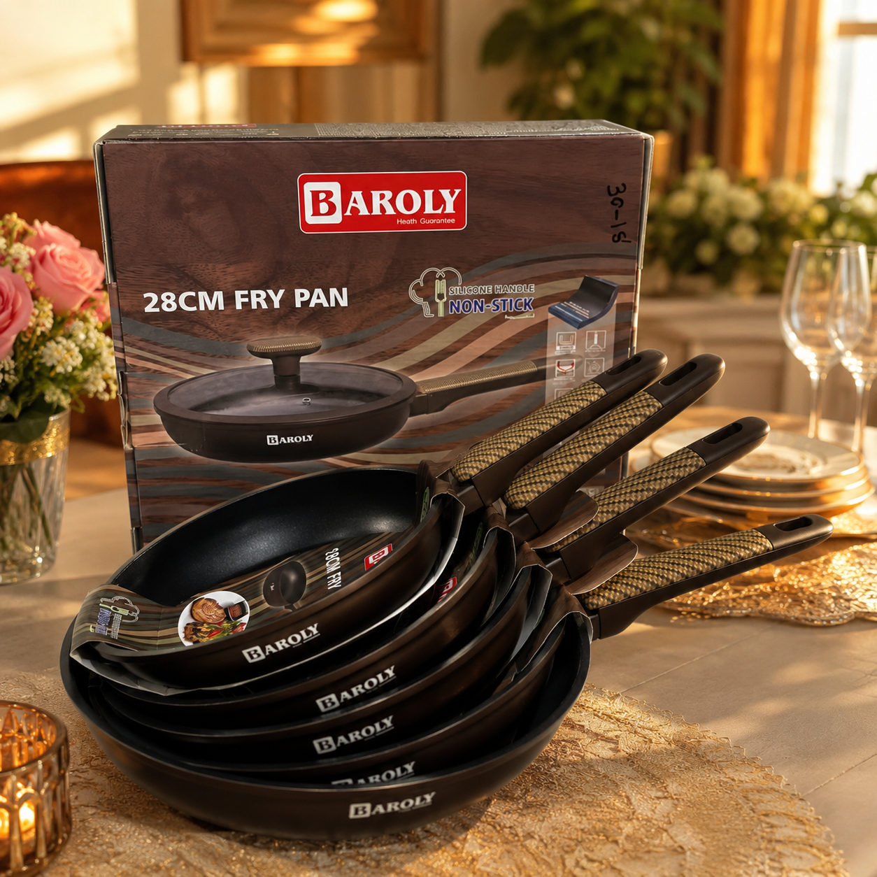 Baroly 28cm Non-Stick Fry Pan