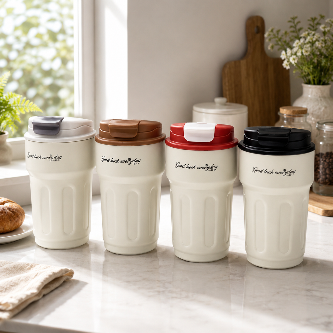 Portable Travel Mug | Stylish Insulated Coffee Cup