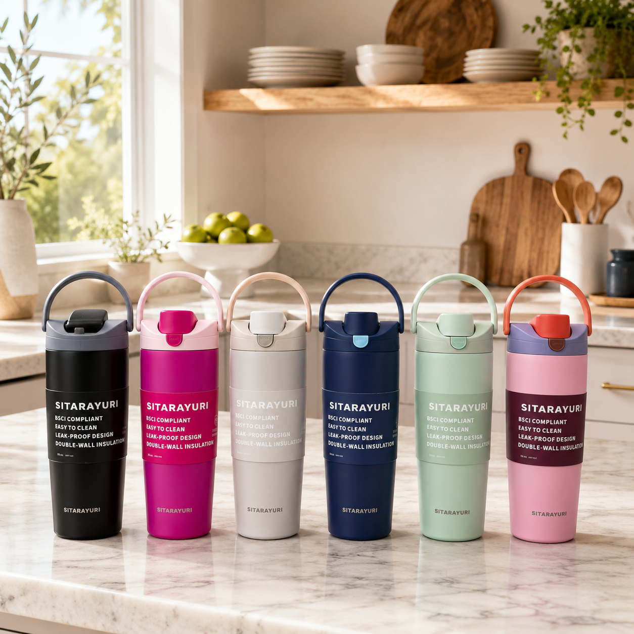 SITARAYURI Double-Wall Insulated Tumbler |