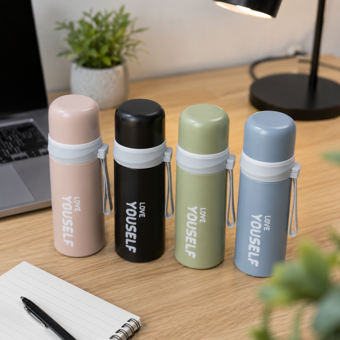 "Love Yourself" Insulated Thermos Flask