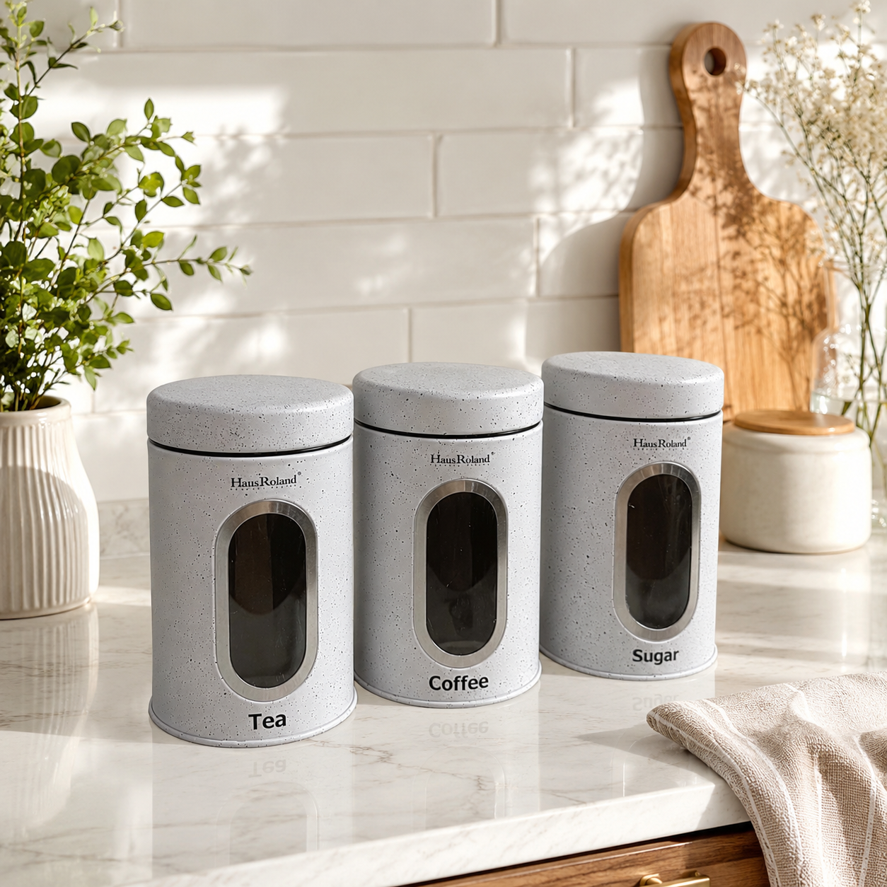 Modern Germany Design White Canister Set
