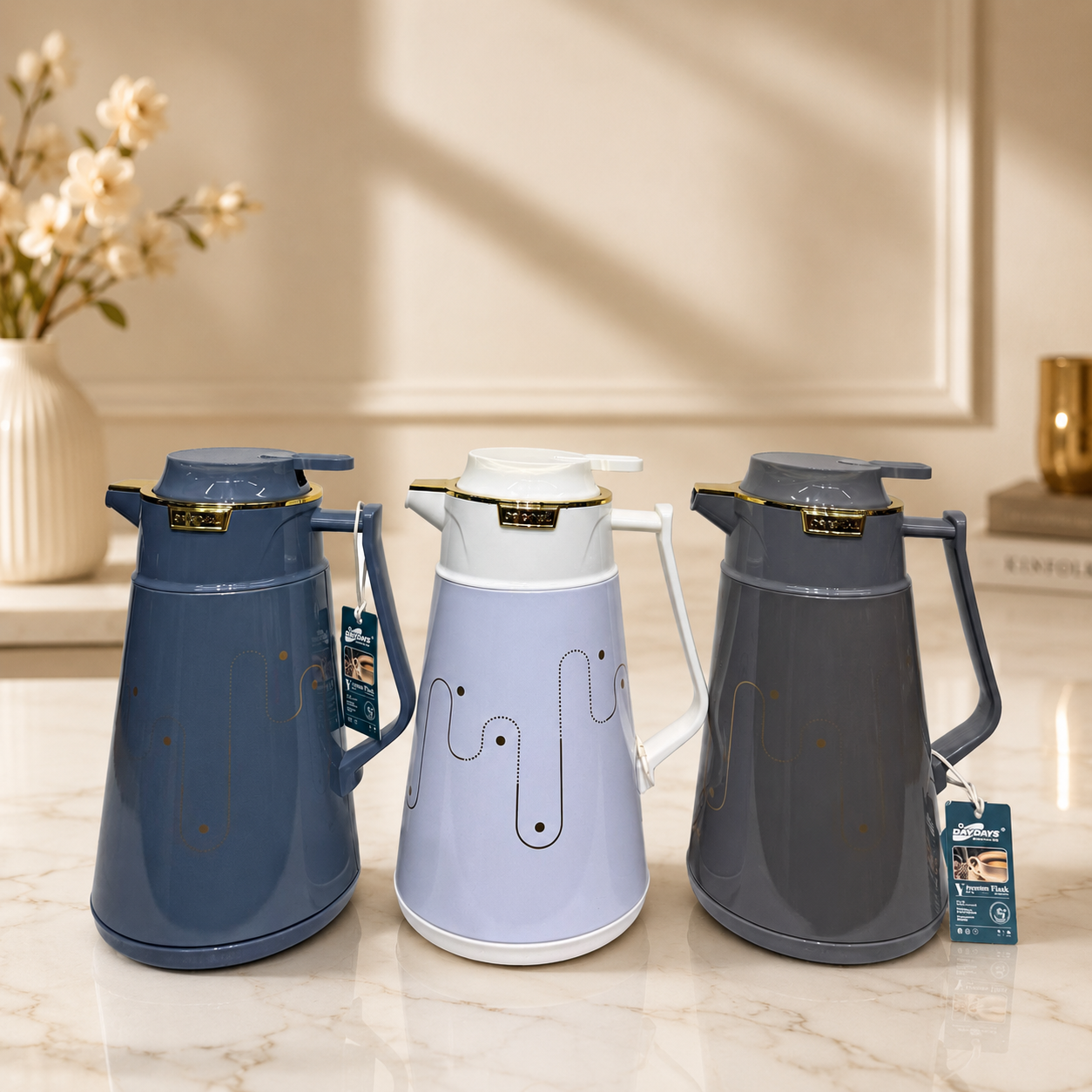 Premium Modern Insulated Vacuum Flask Set