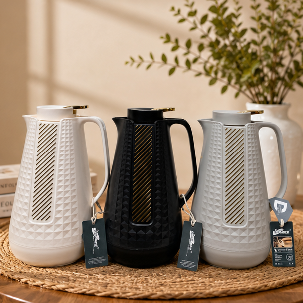Luxury Hot & Cold Tea & Coffee Carafes Vacuum Flask Set