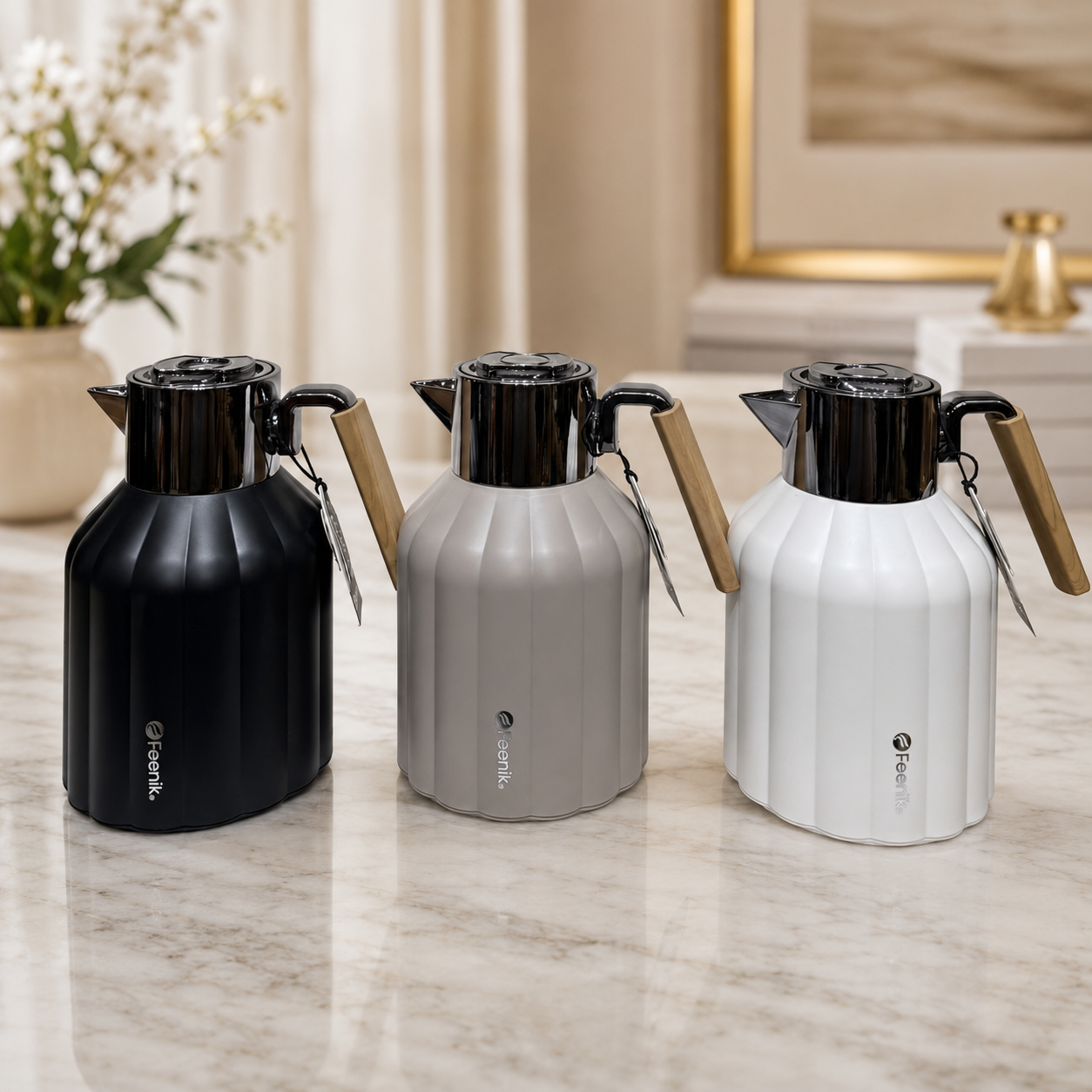 Premium Hot & Cold Tea & Coffee Thermal Carafes