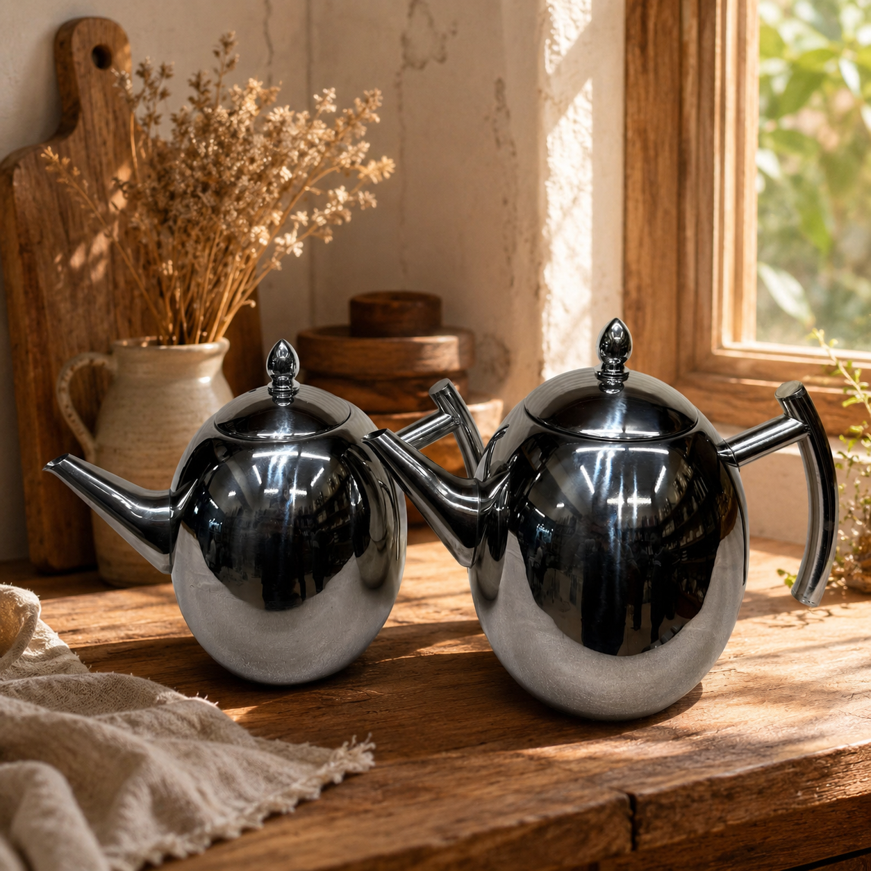 Modern Loose Leaf Tea Pot and Coffee Server for Kitchen and Dining