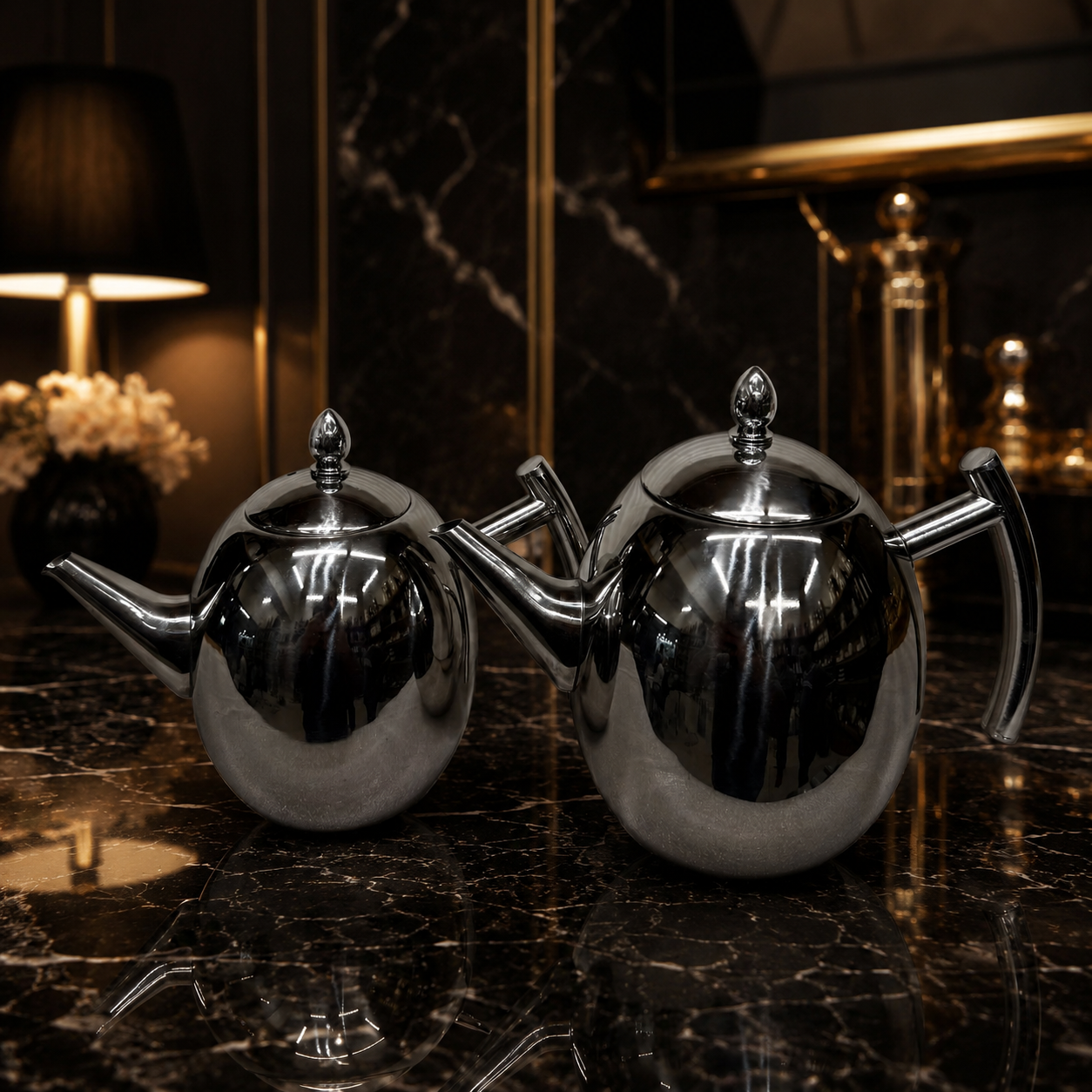 Modern Loose Leaf Tea Pot and Coffee Server for Kitchen and Dining