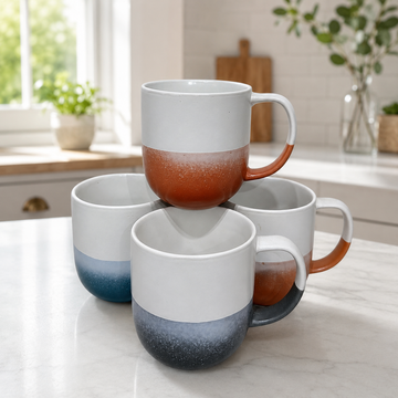Premium Hand-Finished Matte Glaze Coffee Cups