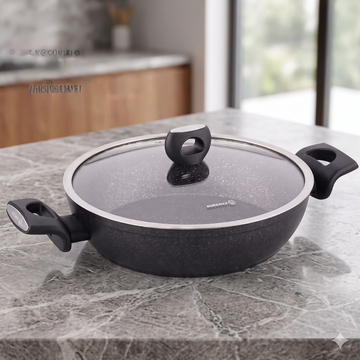Nora Granite Forged Aluminium Wok Pot | 28x7
