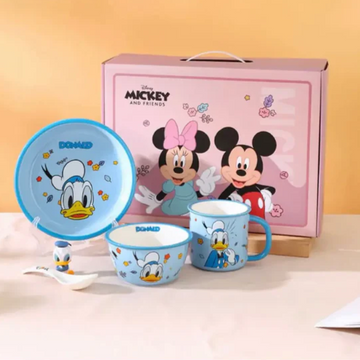 Walt Disney Meal Set - 4PC - Donald Duck - Porcelain
