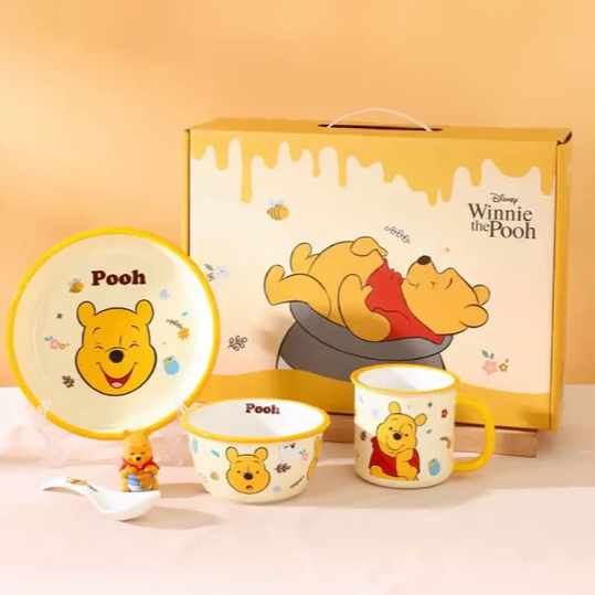 Walt Disney Meal Set - 4PC - WINNE THE POOH - Porcelain