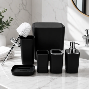 Modern 6-Piece Bathroom Essentials Set