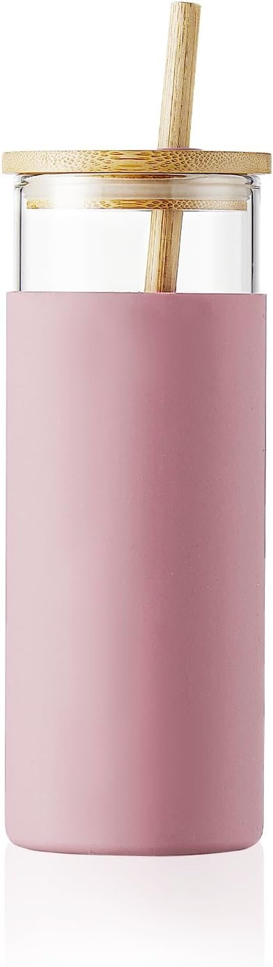 Premium Glass Iced Coffee Tumbler