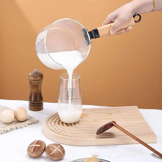 Glass Cooking Saucepan For Stove Use | 2200ml