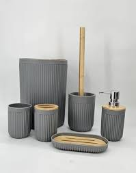 Premium 6-Piece Bathroom Accessories Set for a Clutter-Free Space