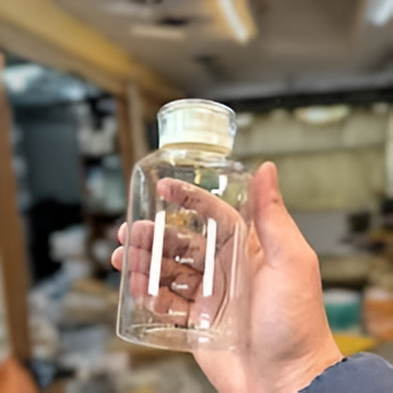 Aesthetic Glass Milk Bottle Style Carafe