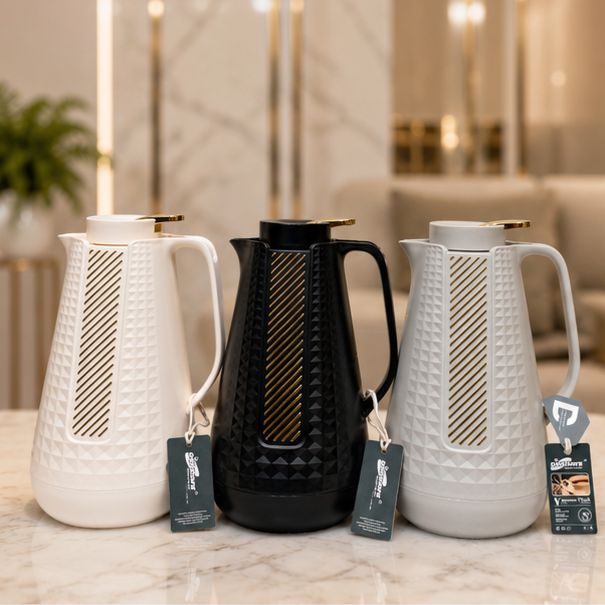 Luxury Hot & Cold Tea & Coffee Carafes Vacuum Flask Set